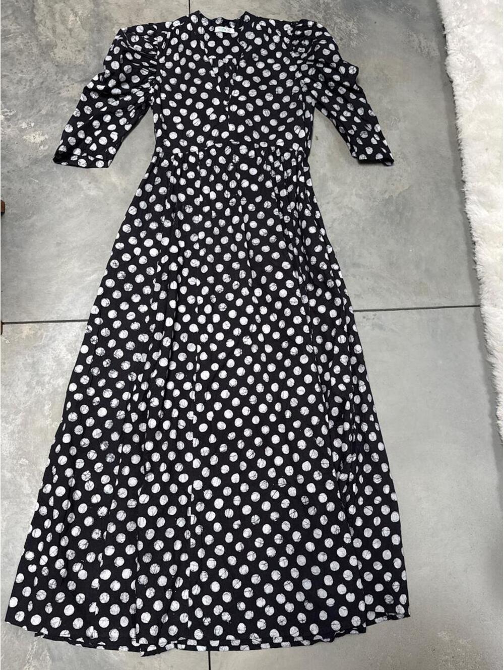 Women's Black and Multi Dress